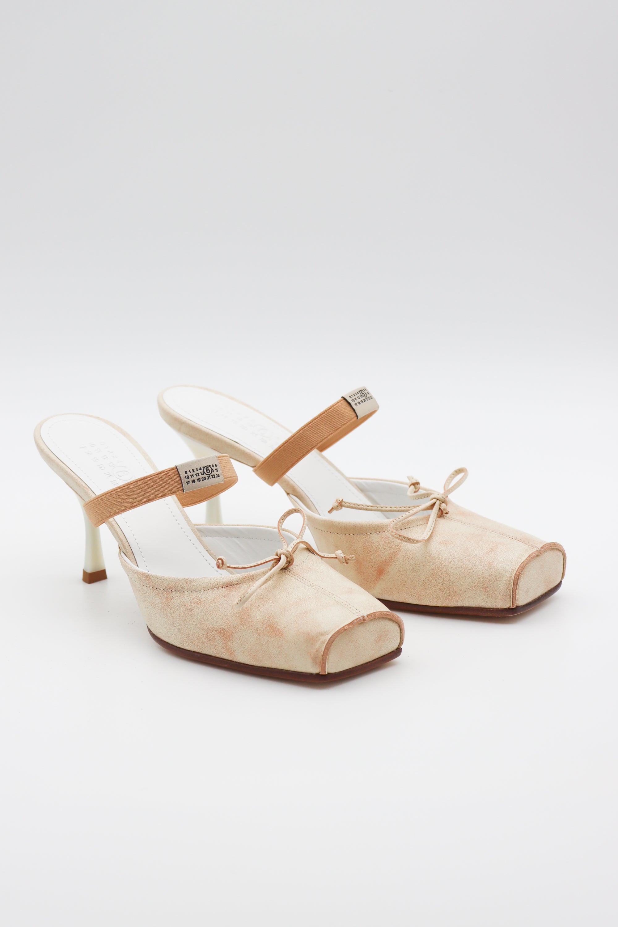 Square Toe Bow Mule by MM6 Maison Margiela-MM6-Idlewild-Cincinnati