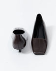 Square Toe Pump in Coffee by St Agni-St. Agni-Idlewild