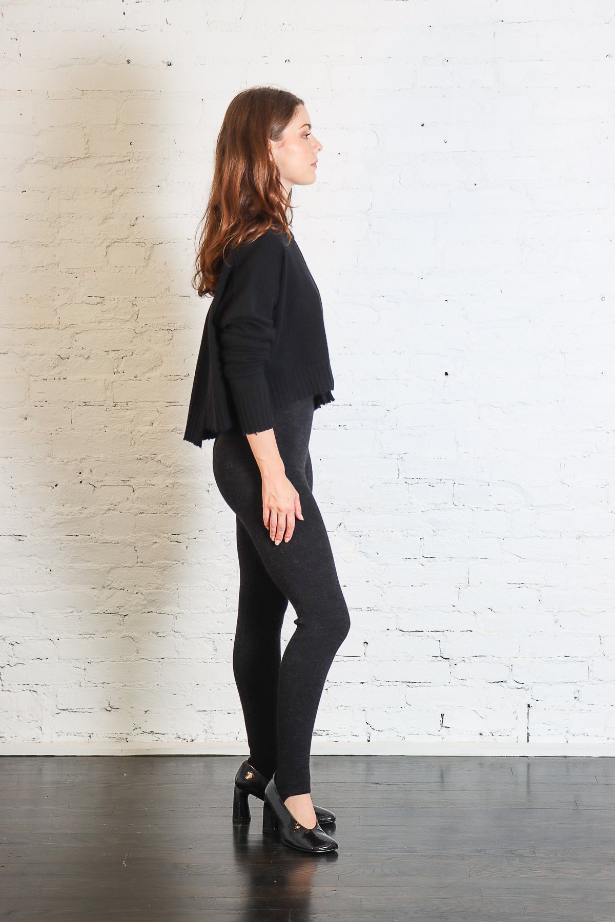 Stirrup Legging in Black Melange by Lauren Manoogian-Lauren Manoogian-Idlewild-Cincinnati