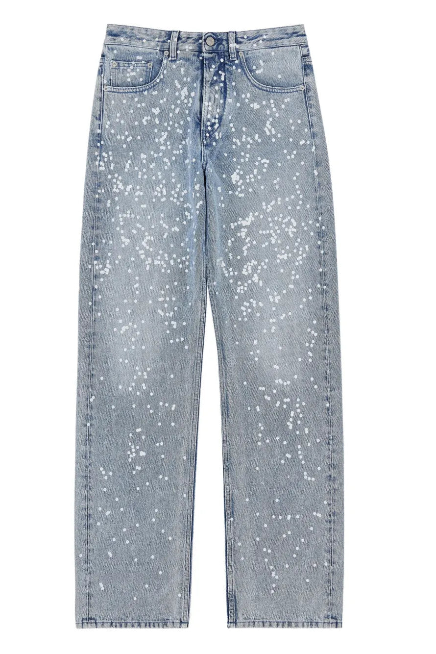 Straight Leg Jean in Trompe L’oeil Confetti Print by MM6 Maison Margiela-MM6-Idlewild-Cincinnati