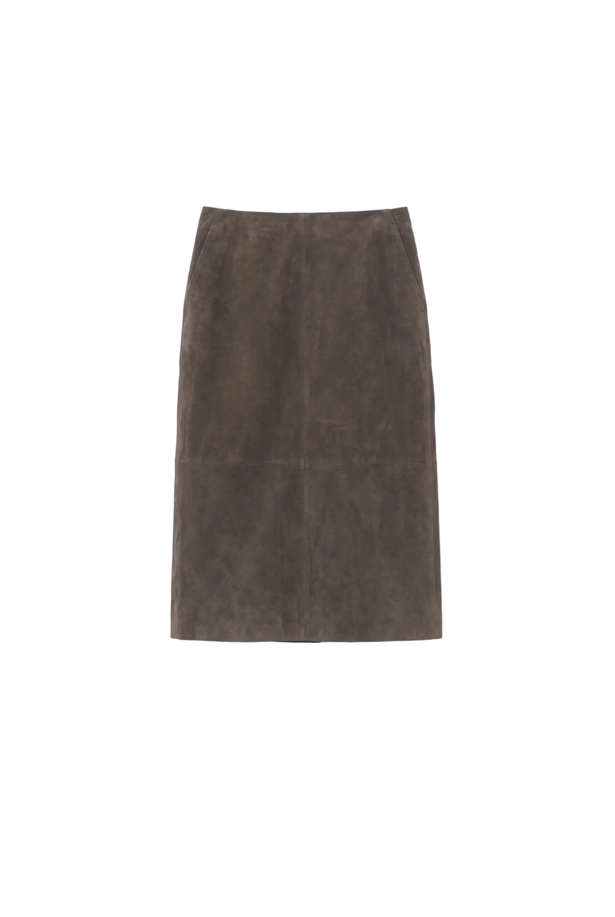 Suede Skirt in Slate by Lauren Manoogian-Lauren Manoogian-Idlewild-Cincinnati