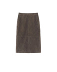 Suede Skirt in Slate by Lauren Manoogian-Lauren Manoogian-Idlewild-Cincinnati