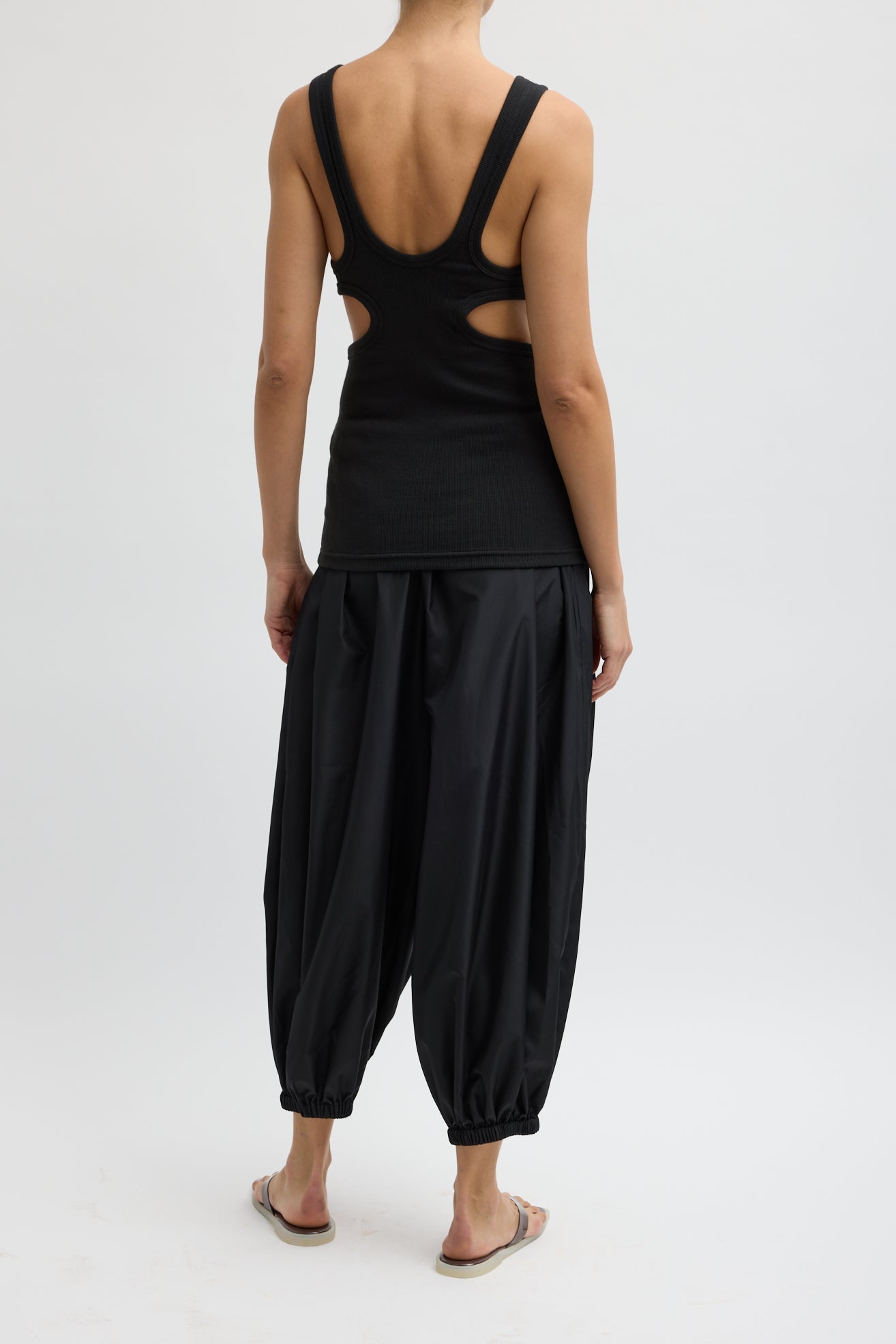 Summer Nylon Zeppelin Pant in Black by Tibi-Tibi-Idlewild-Cincinnati