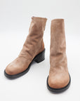 Nole 26 Tronchetto Velour Boot in Taupe by Halmanera-Halmanera-Idlewild-Cincinnati
