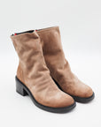 Nole 26 Tronchetto Velour Boot in Taupe by Halmanera-Halmanera-Idlewild-Cincinnati