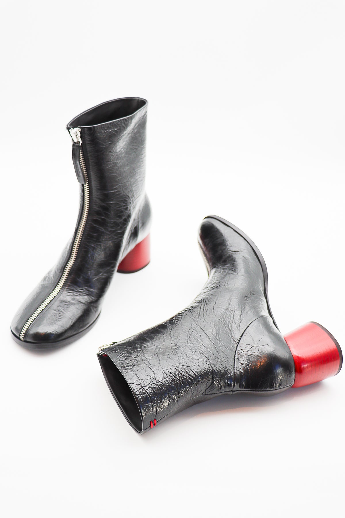 Alene Bomber Boot in Nero by Halmanera-Halmanera-Idlewild-Cincinnati