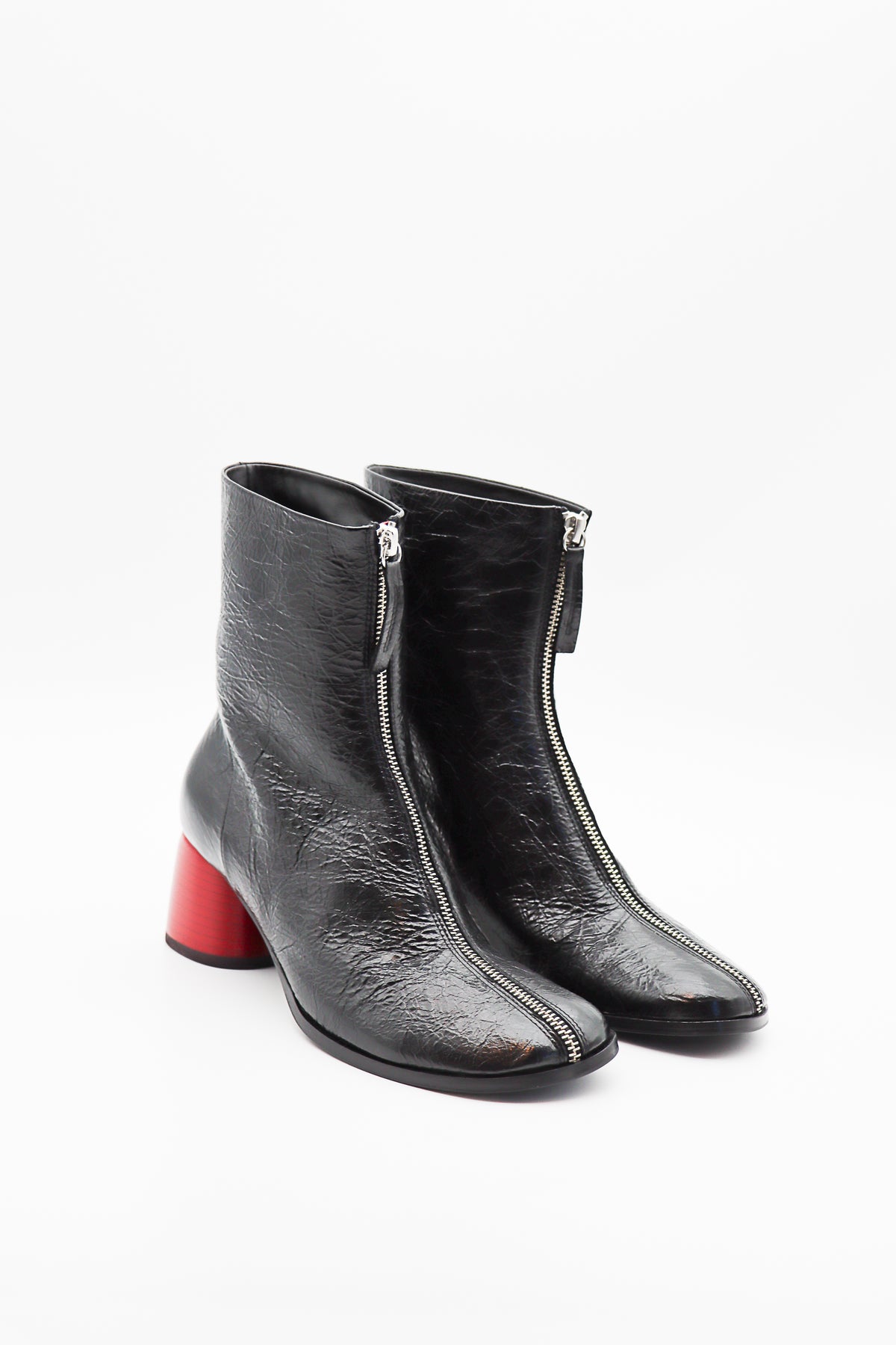 Alene Bomber Boot in Nero by Halmanera-Halmanera-Idlewild-Cincinnati