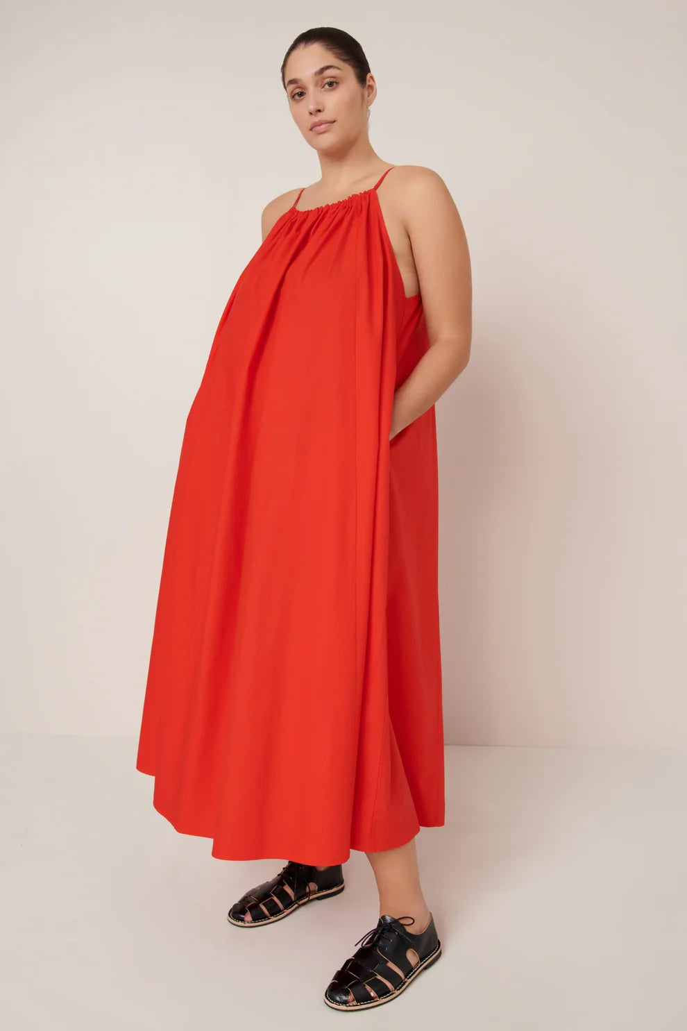 Sway Dress in Scarlet by Kowtow-Dresses-Kowtow-Idlewild