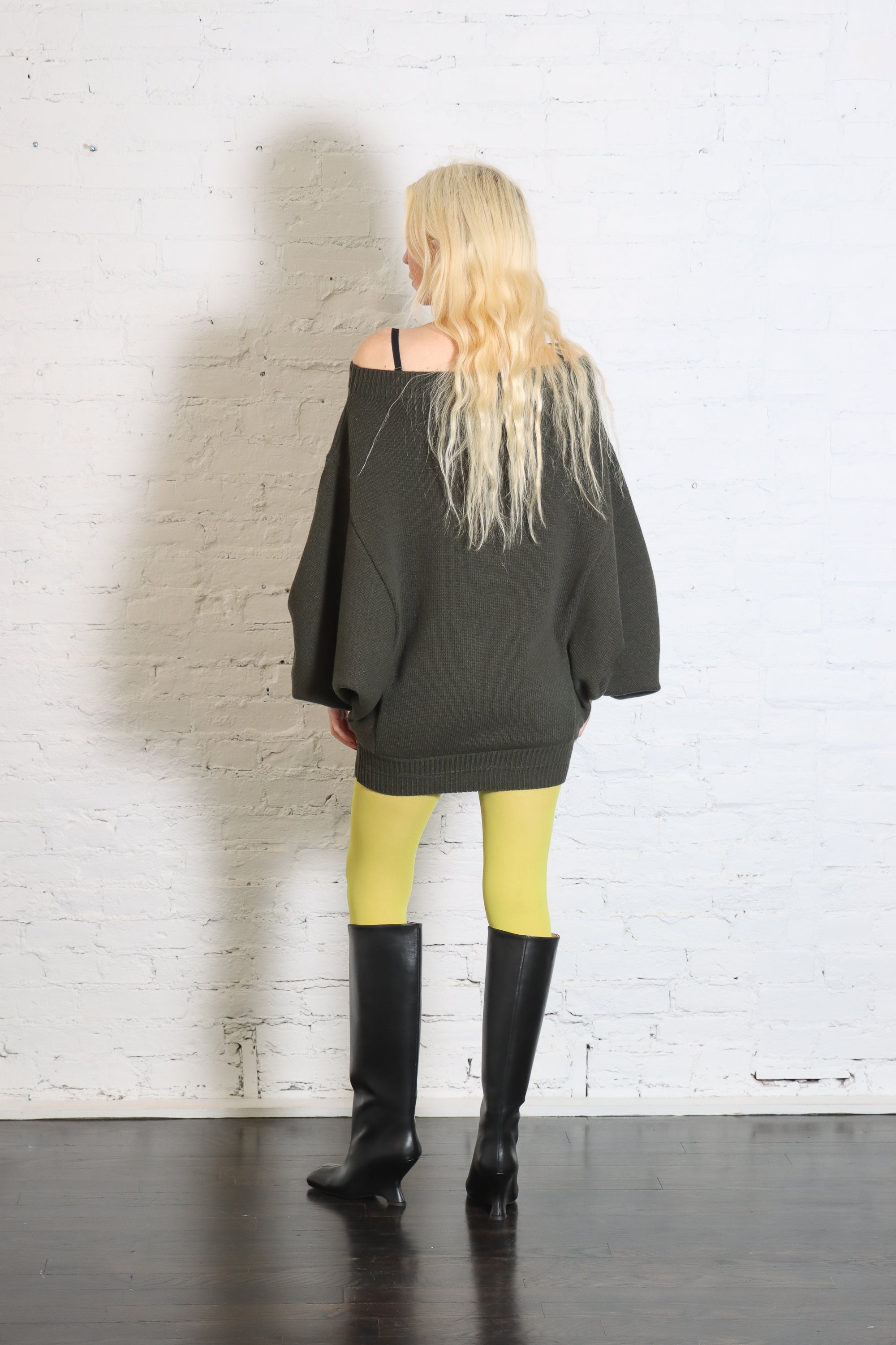 Sweater Mini Dress in Dark Grey by MM6 Maison Margiela-MM6-Idlewild-Cincinnati