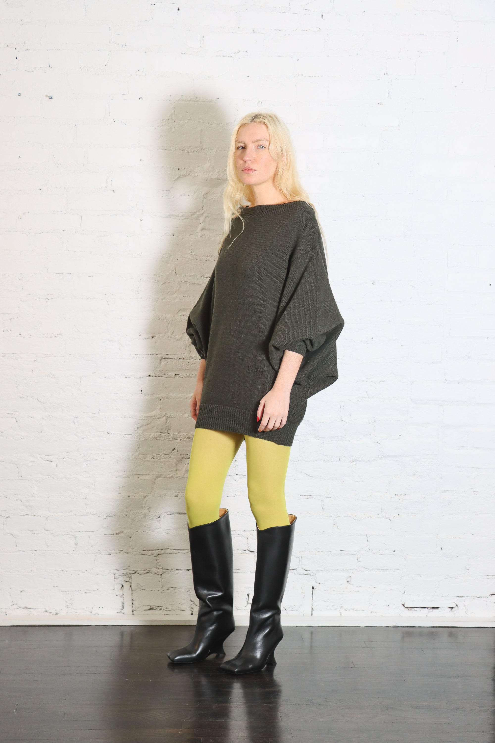 Sweater Mini Dress in Dark Grey by MM6 Maison Margiela-MM6-Idlewild-Cincinnati