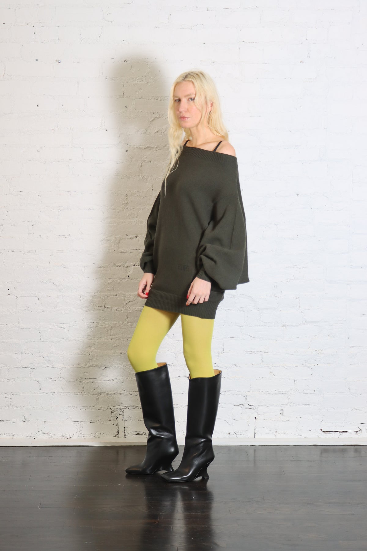 Sweater Mini Dress in Dark Grey by MM6 Maison Margiela-MM6-Idlewild-Cincinnati