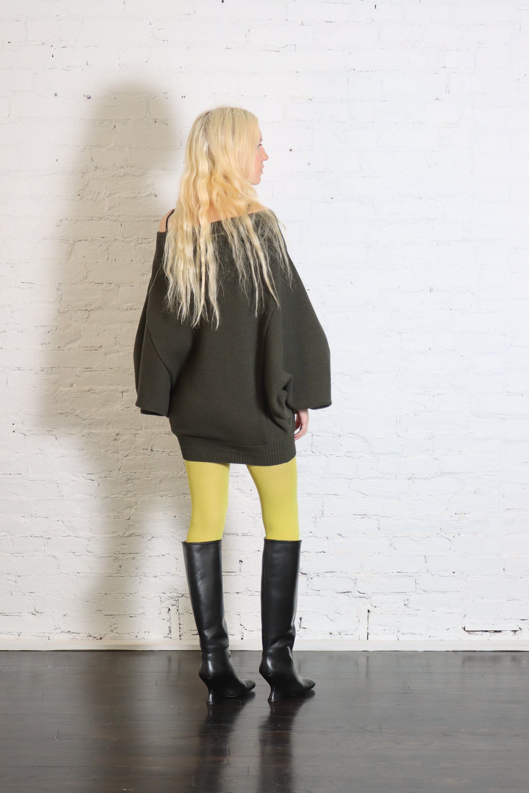 Sweater Mini Dress in Dark Grey by MM6 Maison Margiela-MM6-Idlewild-Cincinnati