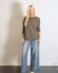 T-Shirt LWC in Taupe by Album Di Famiglia-Album Di Famiglia-Idlewild-Cincinnati