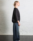 T-Shirt with Elastic TSL in Black by Album Di Famiglia-Album Di Famiglia-Idlewild-Cincinnati
