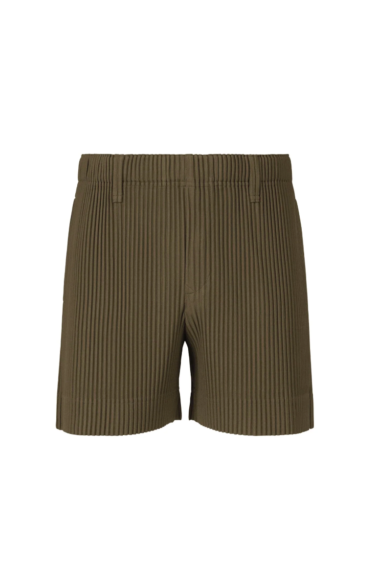 Tailored Pleats 3 Shorts in Genova Metal Ocher by Homme Plissé Issey Miyake-Homme Plissé Issey Miyake-Idlewild-Cincinnati