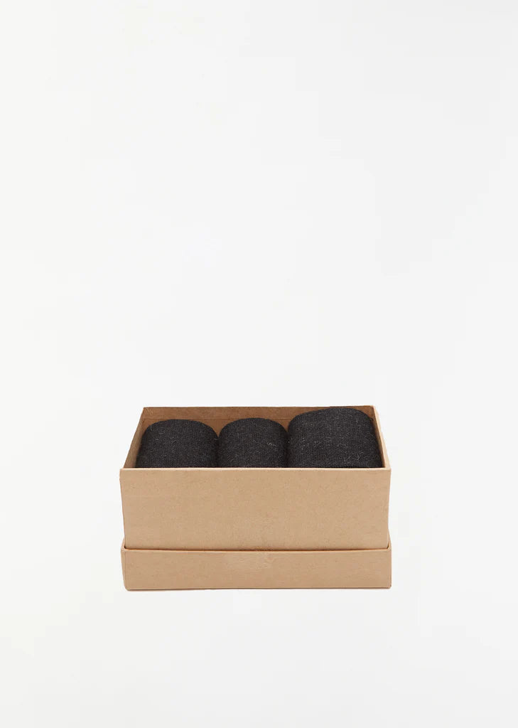 Tall Sock Set in Black Melange by Lauren Manoogian-Lauren Manoogian-Idlewild-Cincinnati