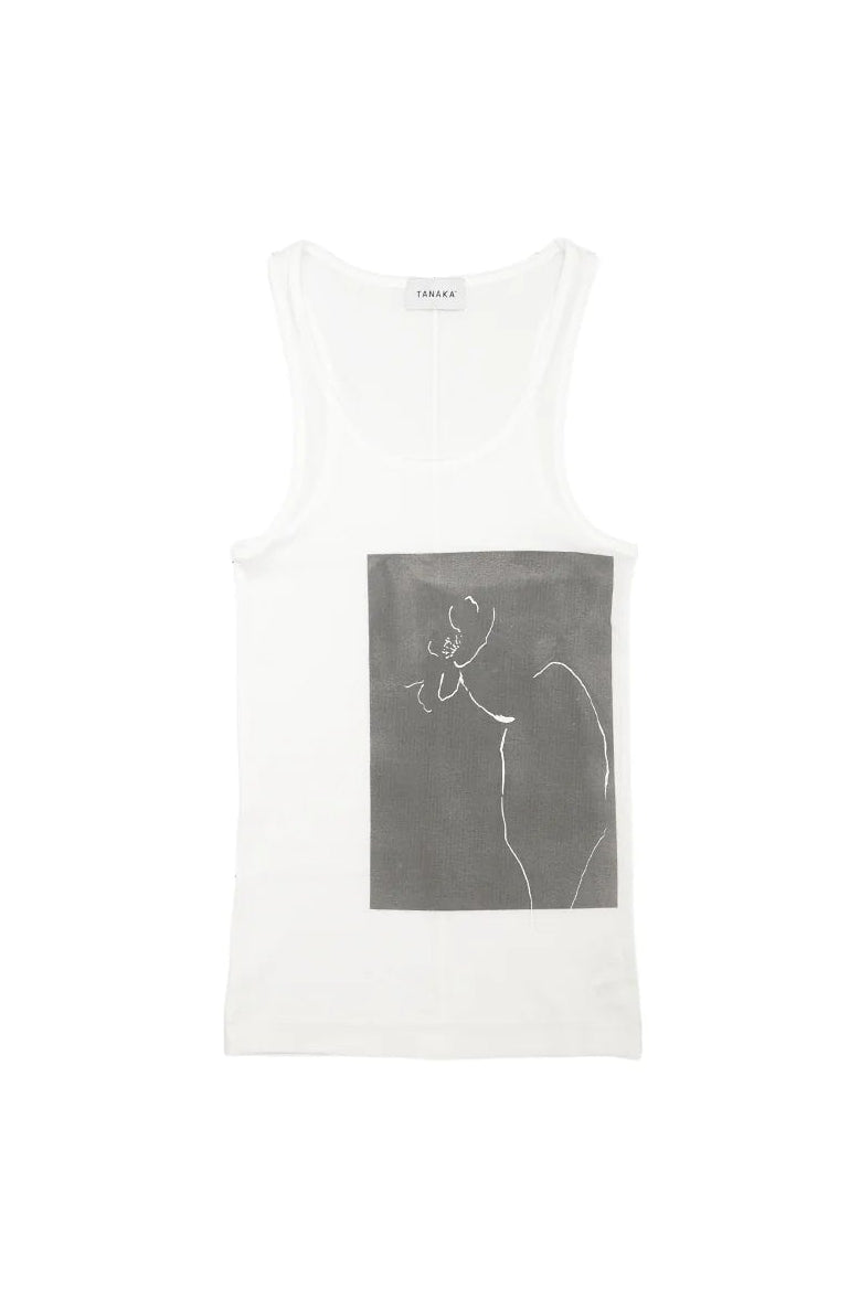 Tank Top in Black Cactus by Tanaka Denim-TANAKA-Idlewild-Cincinnati