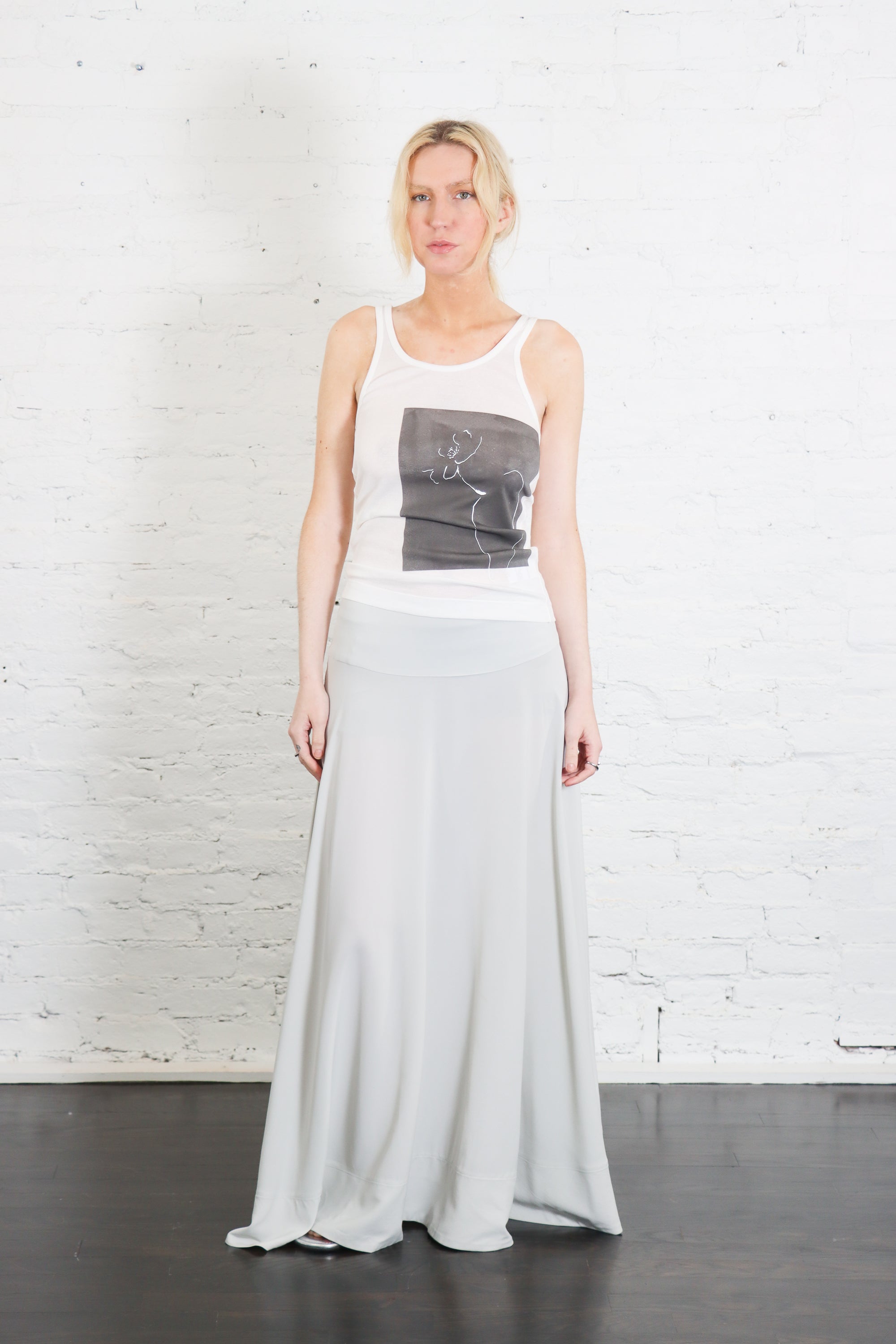 Tank Top in Black Cactus by Tanaka Denim-TANAKA-Idlewild-Cincinnati