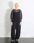 Tatami April Top in Black by Pleats Please Issey Miyake-Pleats Please Issey Miyake-Idlewild-Cincinnati