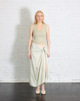Textured Rib Sleeveless U Tank in Beach Glass by Enza Costa-Enza Costa-Idlewild-Cincinnati