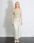 Textured Rib Sleeveless U Tank in Beach Glass by Enza Costa-Enza Costa-Idlewild-Cincinnati