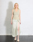 Textured Rib Sleeveless U Tank in Beach Glass by Enza Costa-Enza Costa-Idlewild-Cincinnati