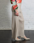 Thicker Bottoms 1 Pants in Greige by Pleats Please Issey Miyake-Bottoms-Pleats Please Issey Miyake-Idlewild