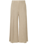 Thicker Bottoms 1 Pants in Greige by Pleats Please Issey Miyake-Bottoms-Pleats Please Issey Miyake-Idlewild