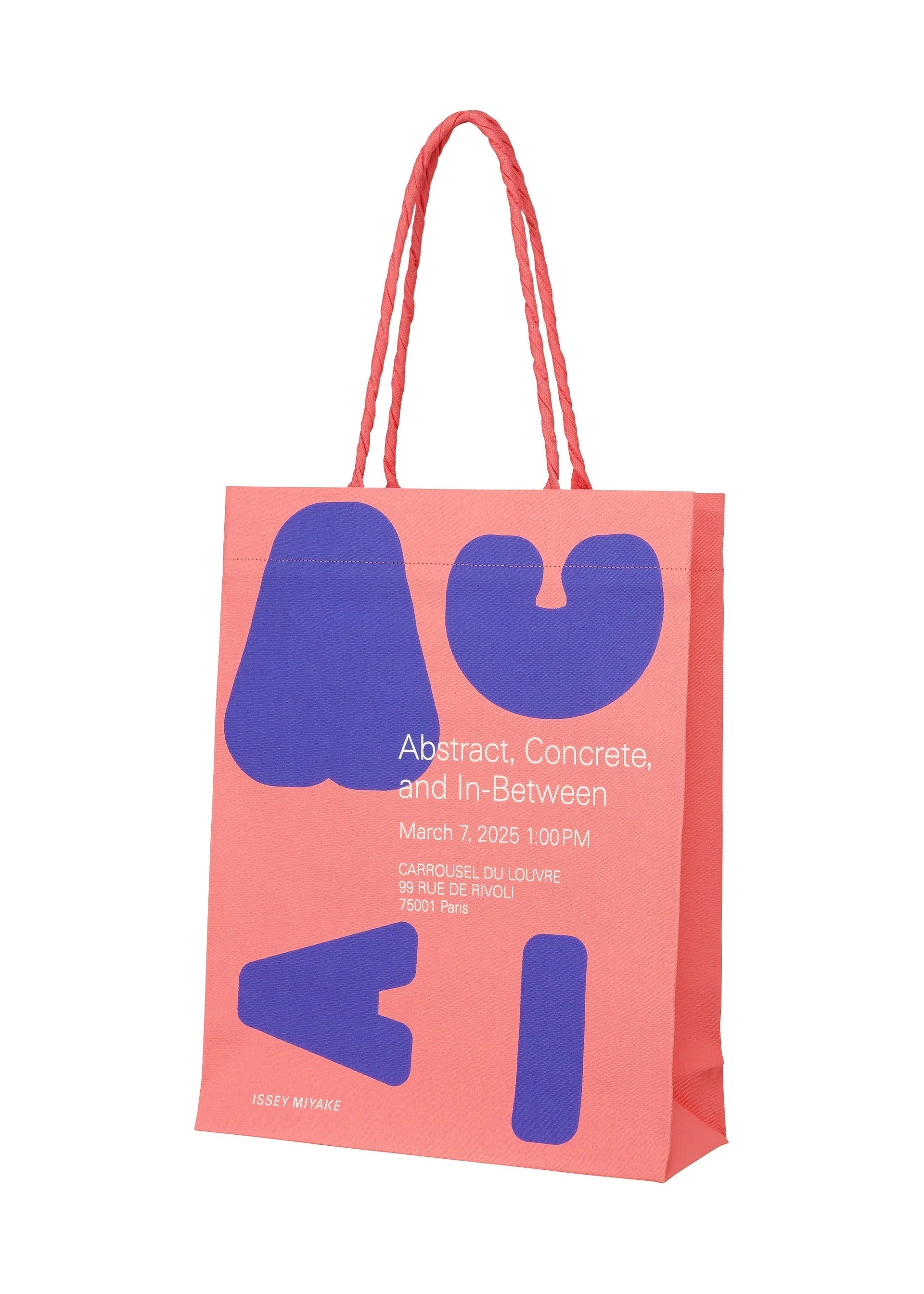 This Is A Paper Bag (Poster) in Pink Hued by Issey Miyake-Bags-Issey Miyake-Idlewild