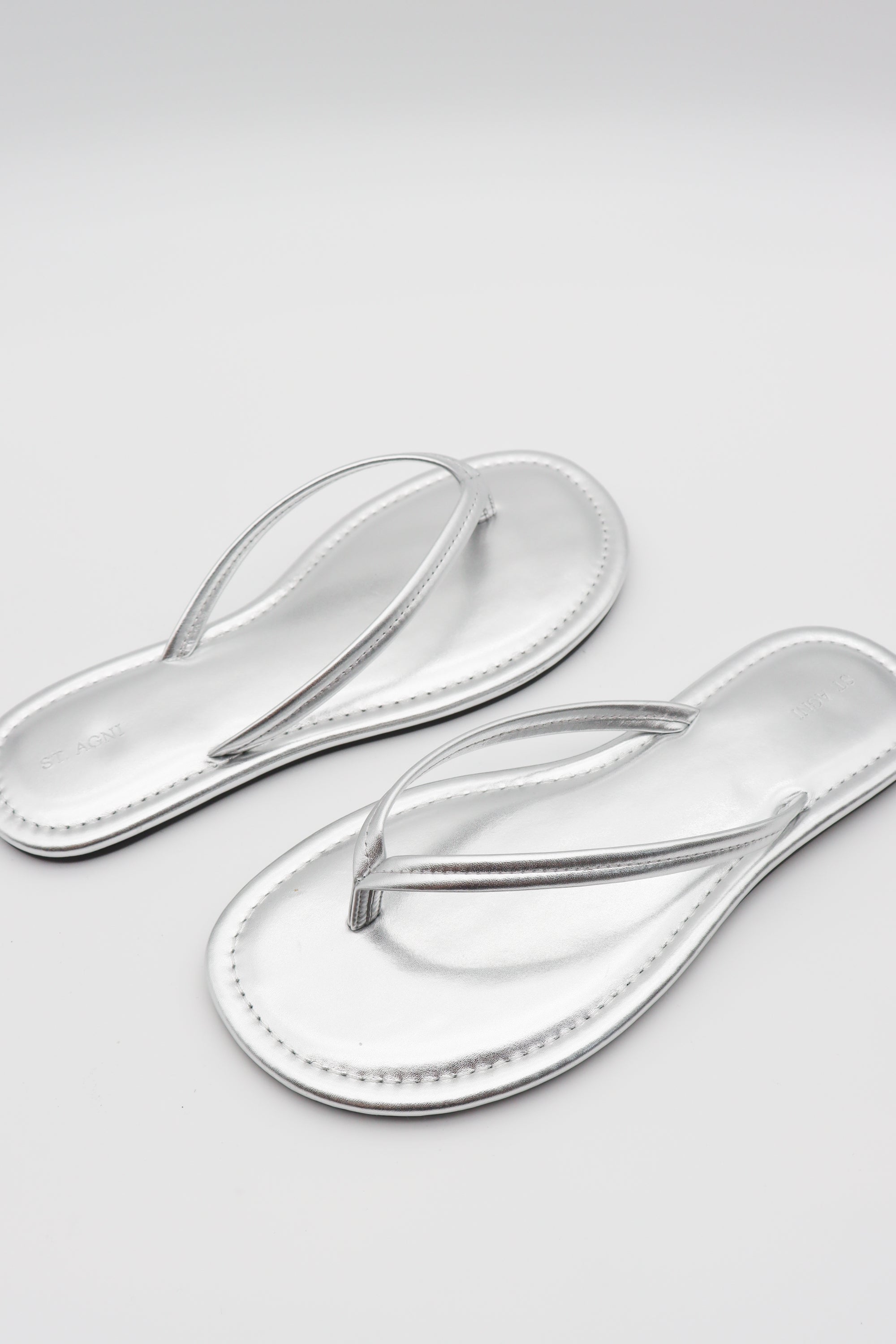 Thong Detail Slide in Silver by St Agni-St. Agni-Idlewild-Cincinnati