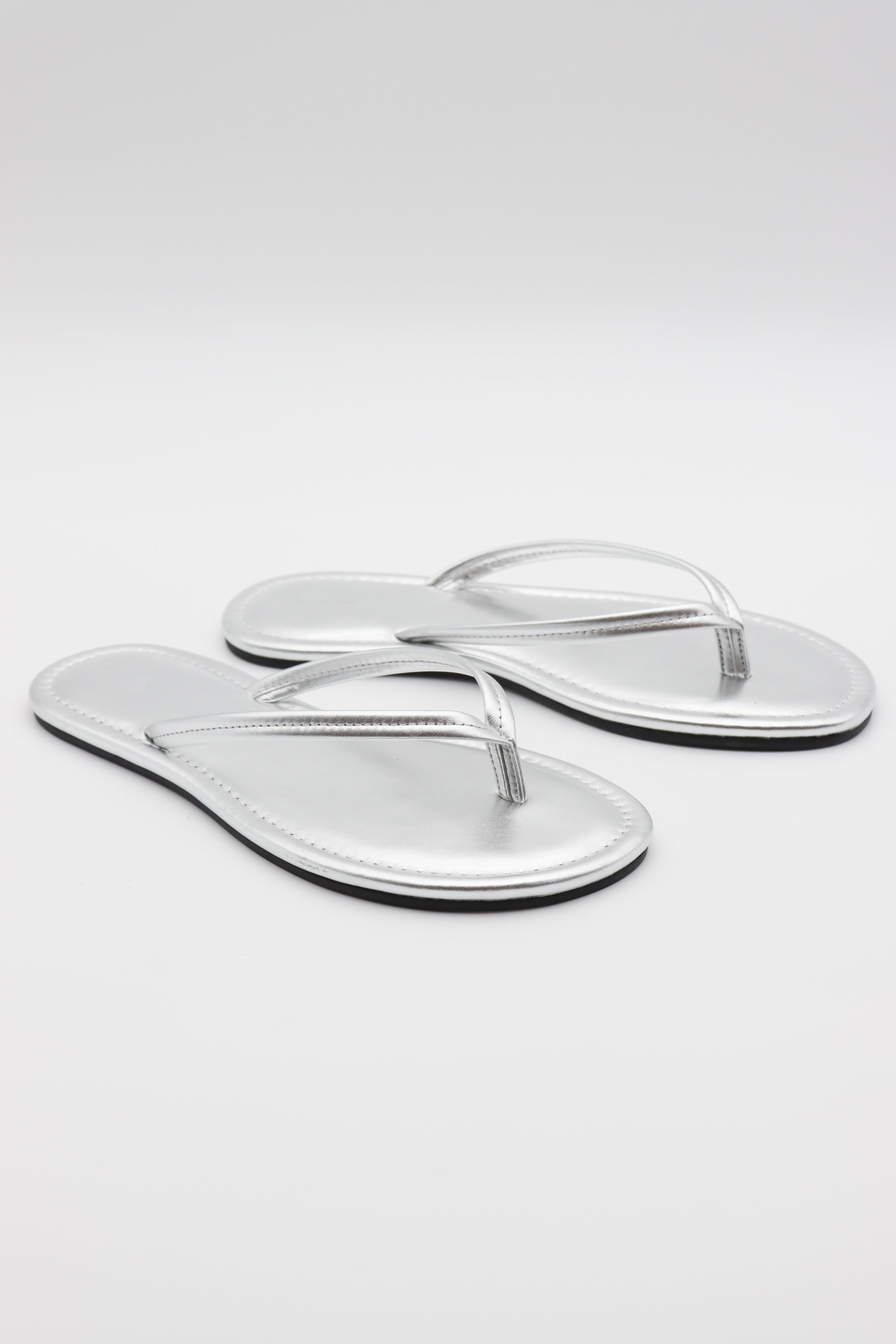 Thong Detail Slide in Silver by St Agni-St. Agni-Idlewild-Cincinnati