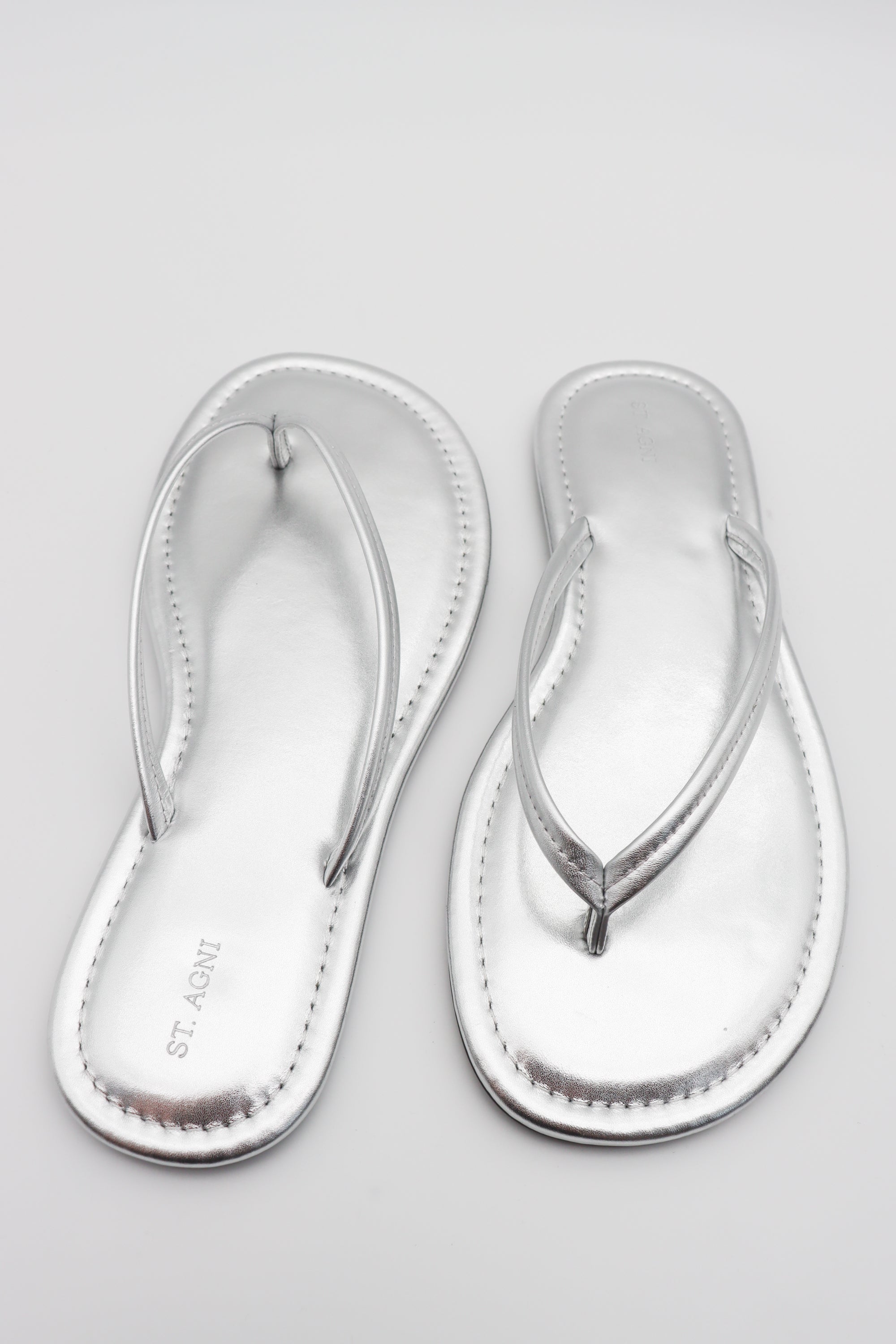 Thong Detail Slide in Silver by St Agni-St. Agni-Idlewild-Cincinnati