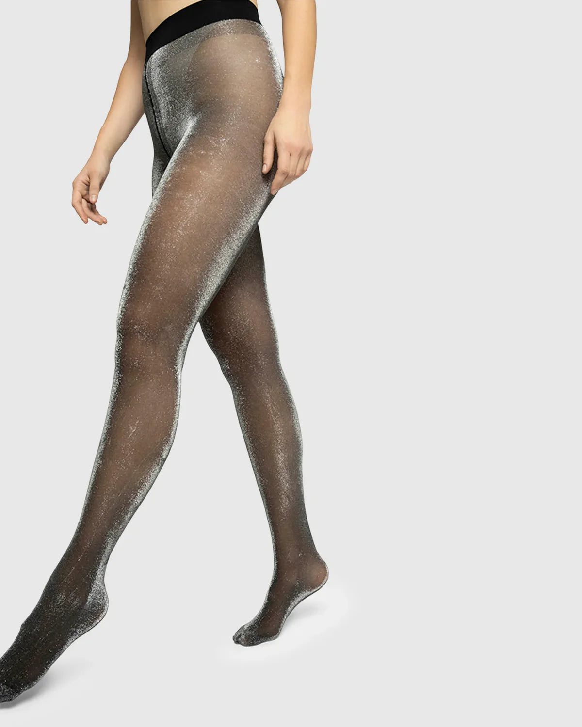 Tora Shimmery Tights in Black by Swedish Stockings-Swedish Stockings-Idlewild-Cincinnati