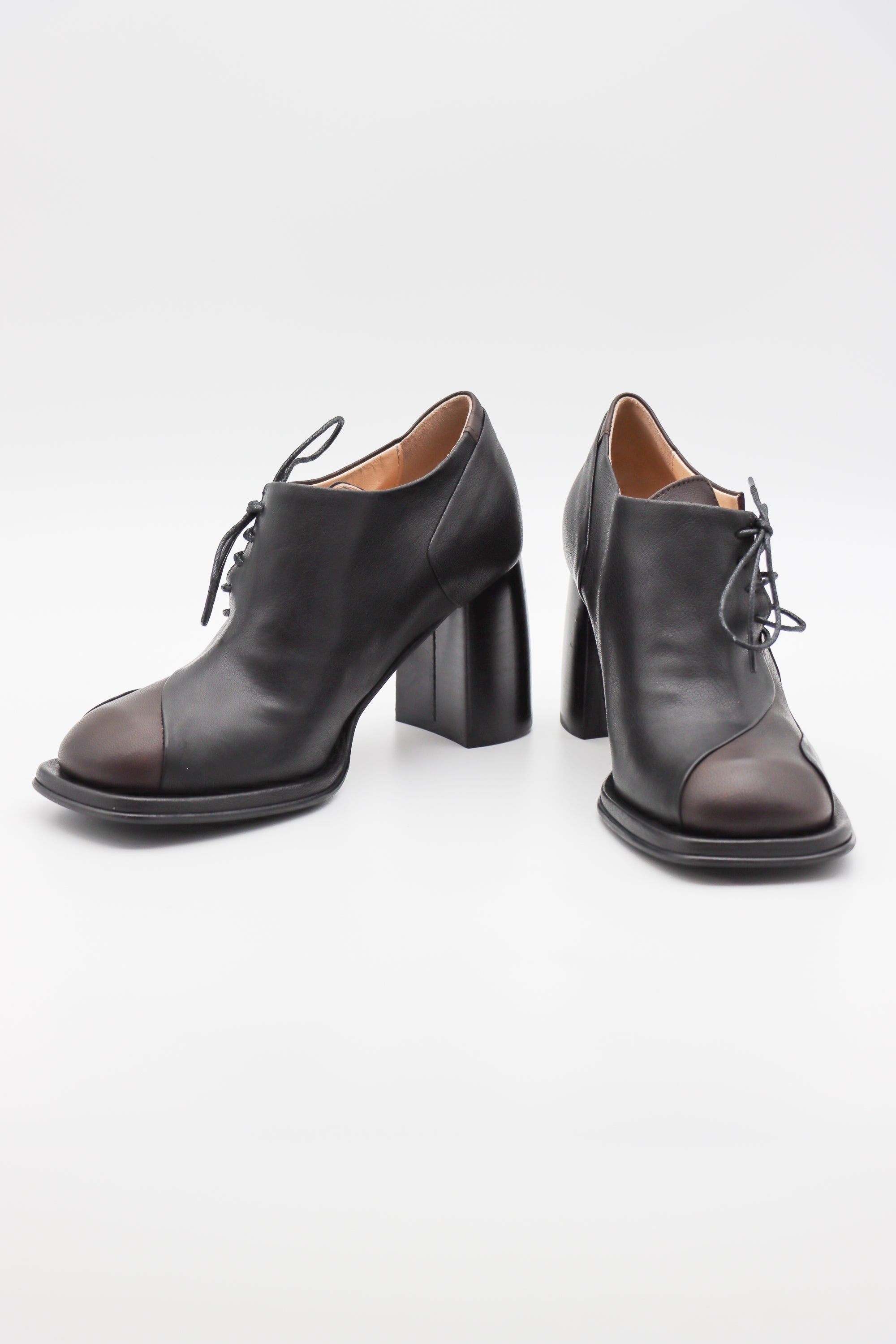 Torino Lace-Up Pump in Caffe Nero by MLO-MLO-Idlewild-Cincinnati