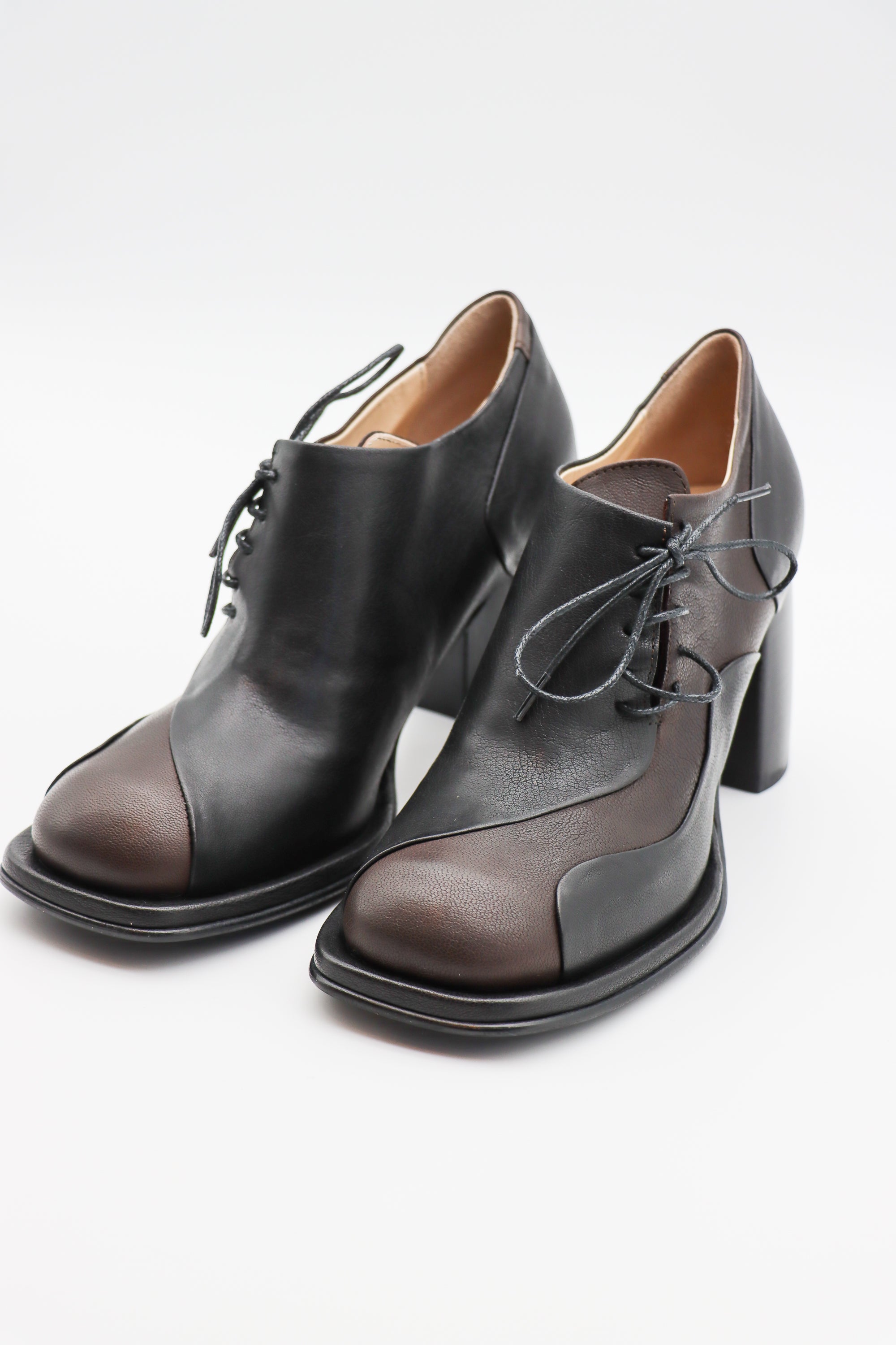 Torino Lace-Up Pump in Caffe Nero by MLO-MLO-Idlewild-Cincinnati