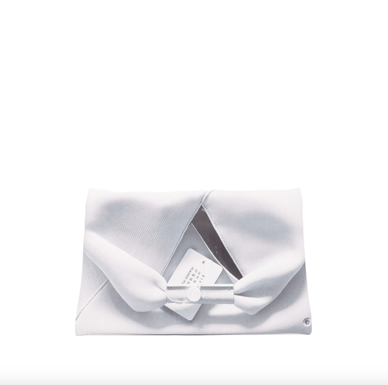 Trompe L'oeil Japanese Pochette Medium in White by MM6 Maison Margiela-Bags-MM6-Idlewild