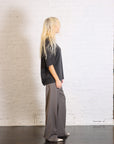 Tropical Wool Charles Trouser in Dark Stone by Tibi-Tibi-Idlewild-Cincinnati