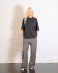Tropical Wool Charles Trouser in Dark Stone by Tibi-Tibi-Idlewild-Cincinnati