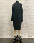 Turtleneck Midi Dress in Black by Sanctamuerte-Dresses-SANCTAMUERTE-Idlewild