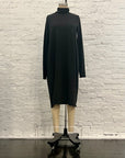 Turtleneck Midi Dress in Black by Sanctamuerte-SANCTAMUERTE-Idlewild-Cincinnati