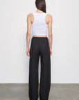 Twill Everywhere Pant in Black by Enza Costa-Pants-Enza Costa-Idlewild