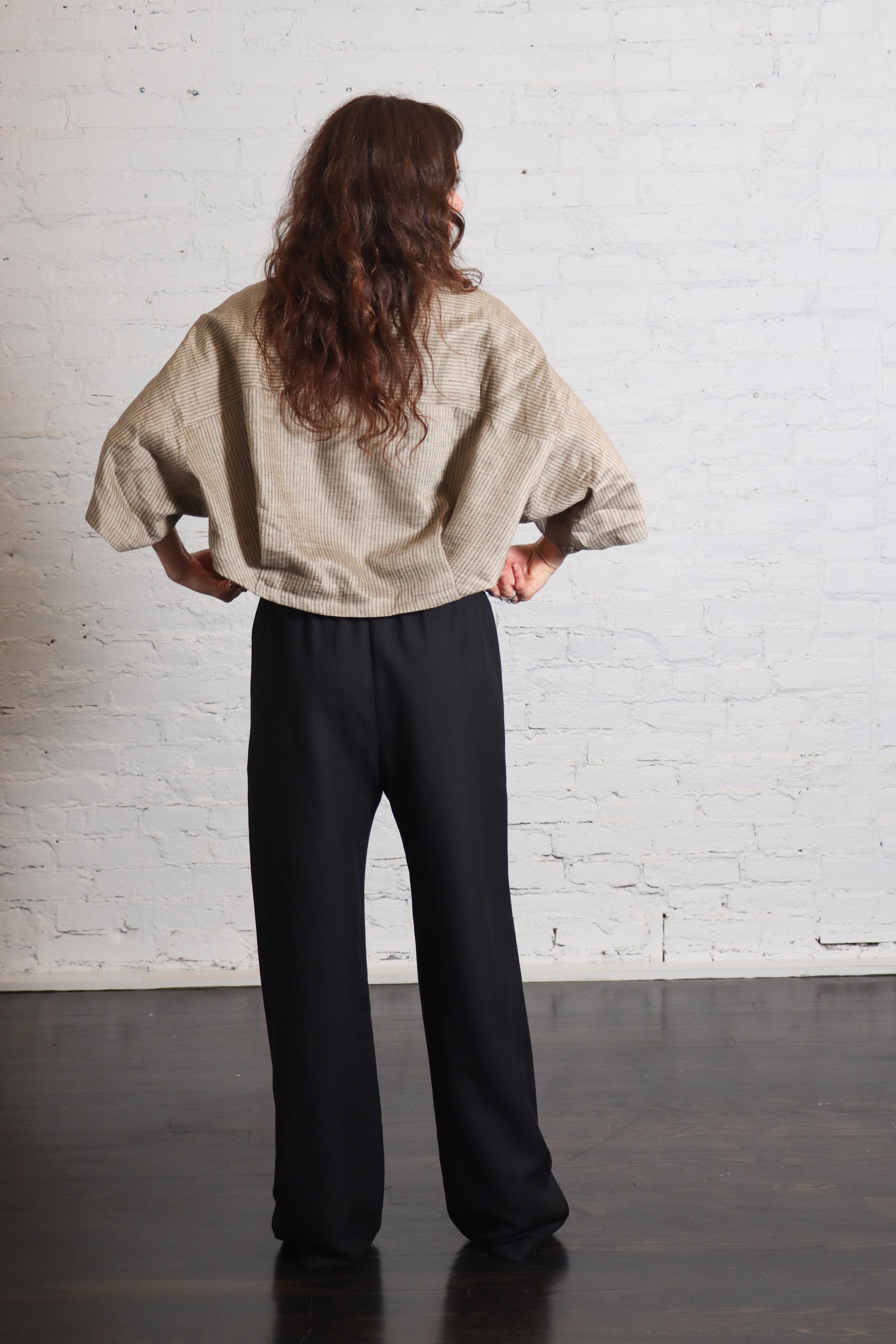 Twill Everywhere Pant in Black by Enza Costa-Enza Costa-Idlewild-Cincinnati
