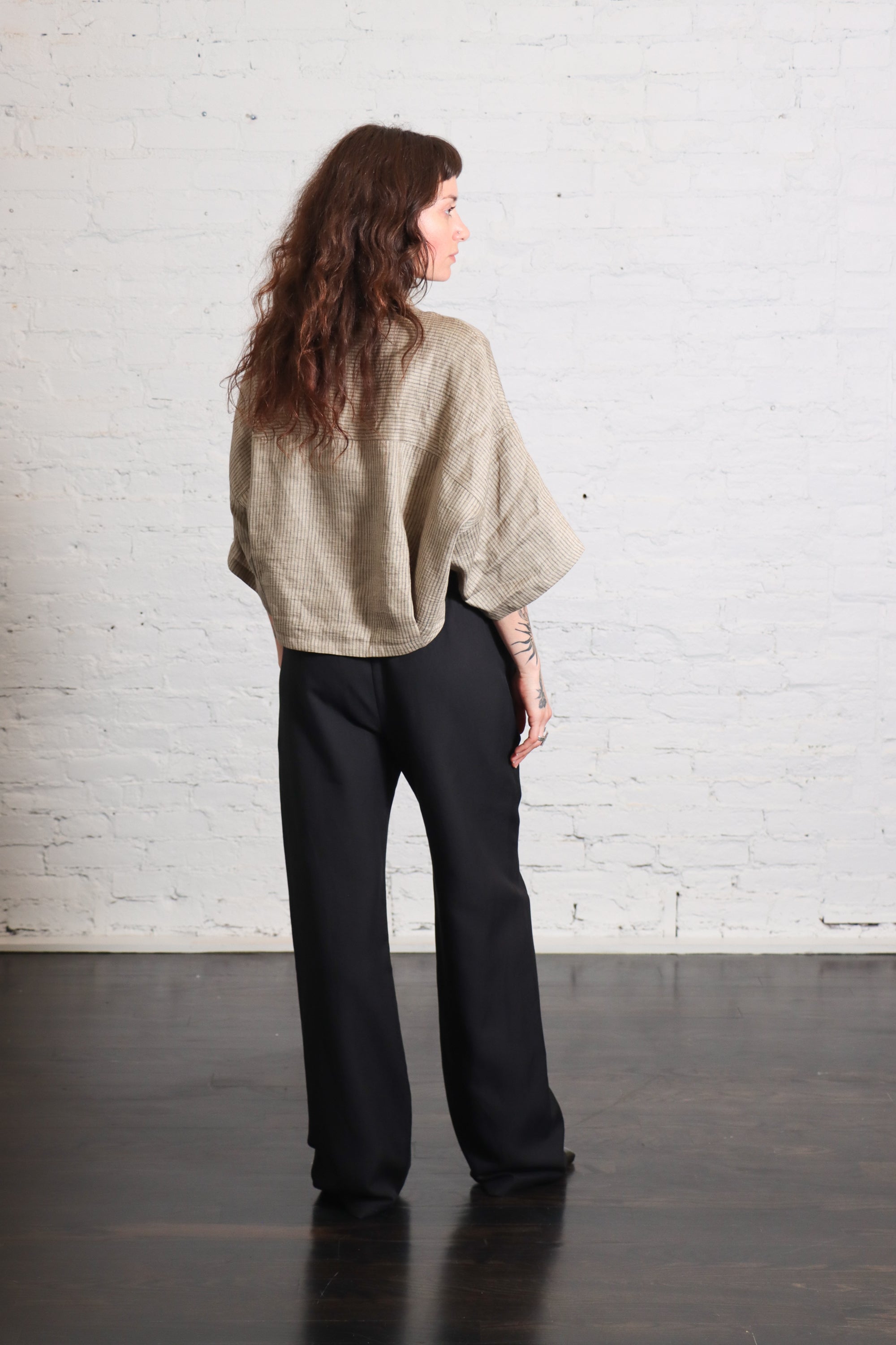 Twill Everywhere Pant in Black by Enza Costa-Enza Costa-Idlewild-Cincinnati