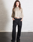 Twill Everywhere Pant in Black by Enza Costa-Enza Costa-Idlewild-Cincinnati
