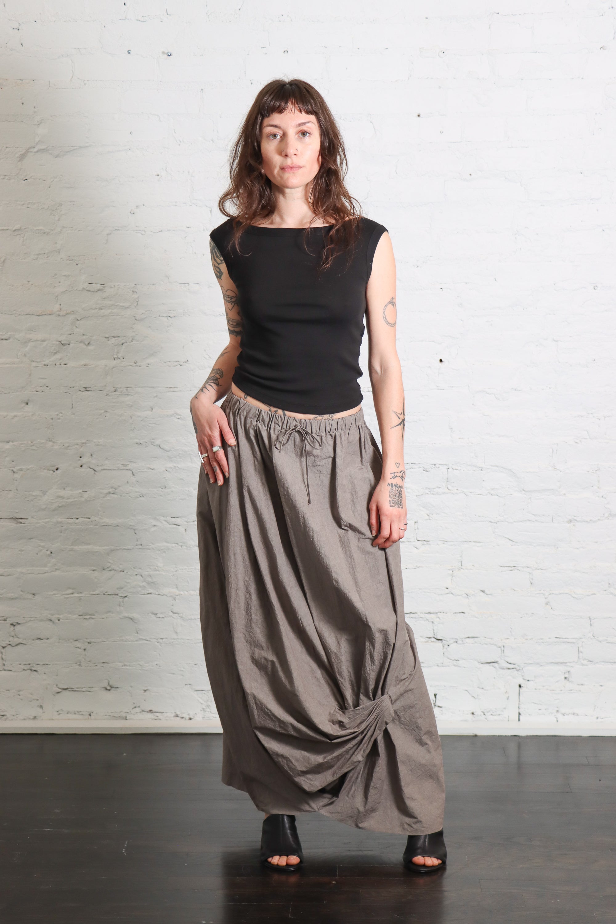 Twist Skirt in Cinder by Lauren Manoogian-Lauren Manoogian-Idlewild-Cincinnati