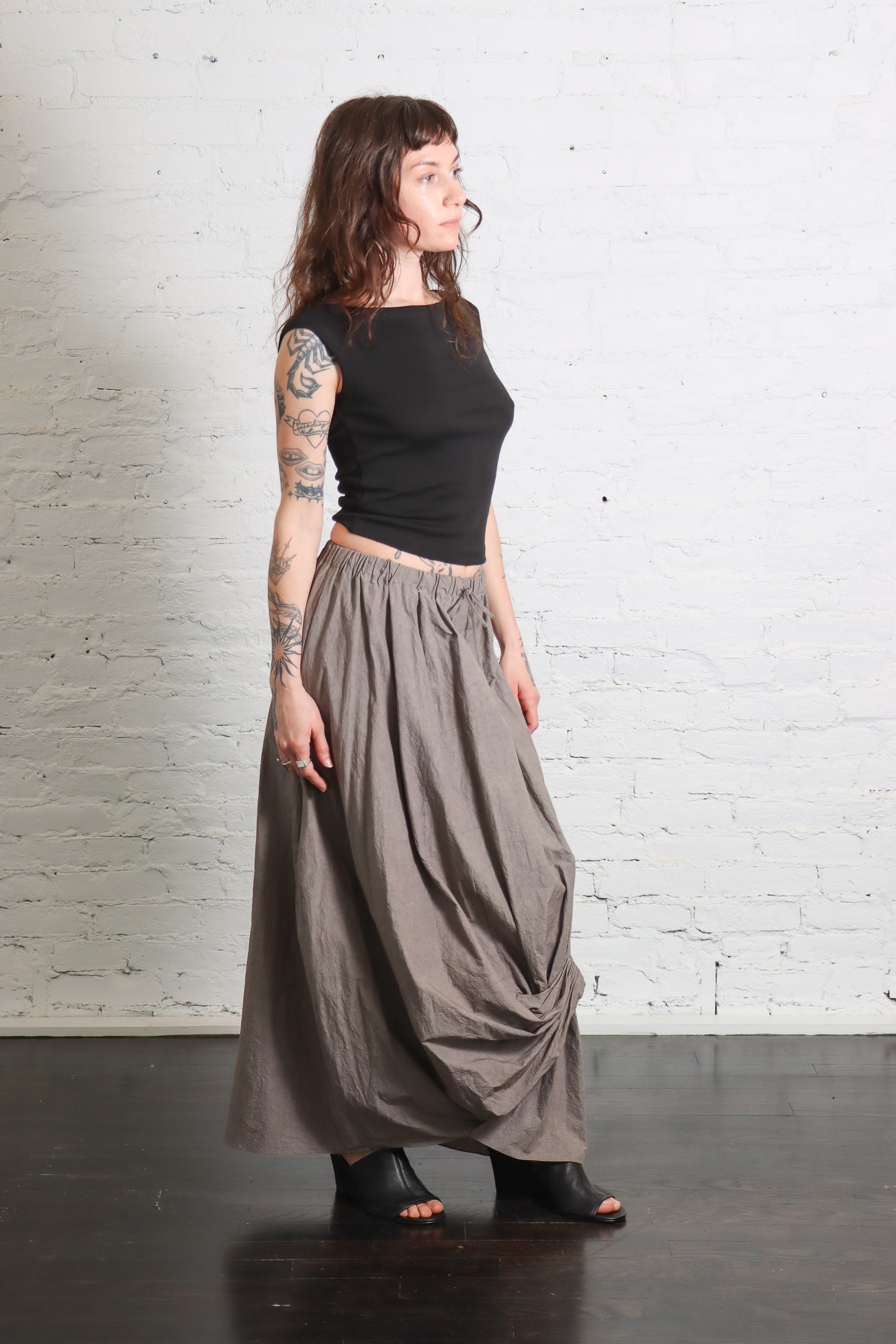 Twist Skirt in Cinder by Lauren Manoogian-Lauren Manoogian-Idlewild-Cincinnati