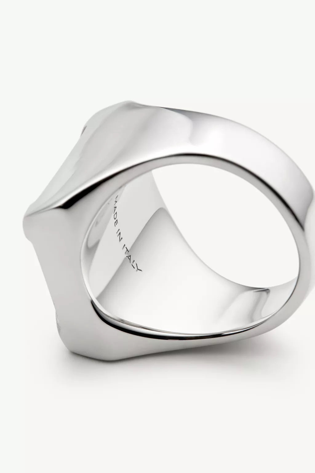 Unexisting Stone Ring in Polished Palladio by MM6 Maison Margiela-MM6-Idlewild-Cincinnati