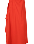 Uni-form (Wool) Skirt in Red by Issey Miyake-Issey Miyake-Idlewild-Cincinnati