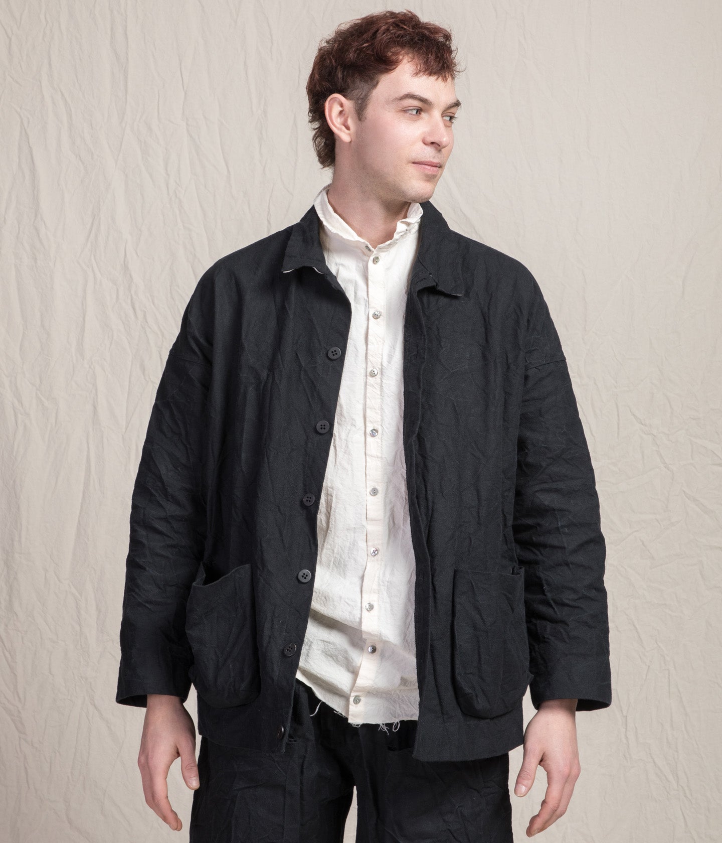 Unisex Crash Jacket in Black by Album Di Famiglia-Album Di Famiglia-Idlewild