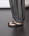 Unisex Flip Flop in Black by St Agni-Shoes-St. Agni-Idlewild